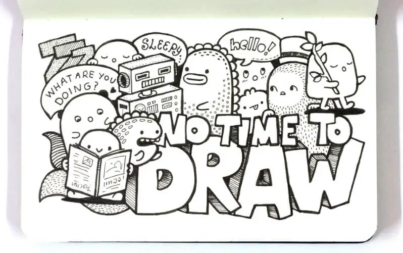 Cara Membuat Doodle Art Bagi Pemula, Lengkap dengan 