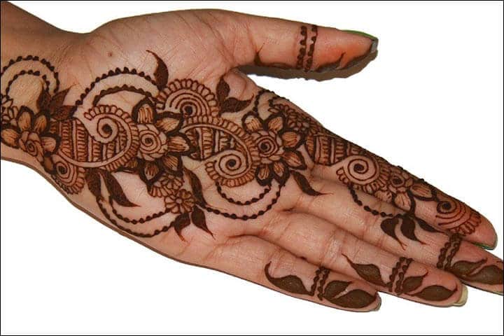 100 Gambar Henna Tangan yang Cantik dan Simple Beserta ...